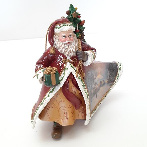 Thomas Kinkade Old World Santas Christmas Ornament Good Wishes At The Holidays - Picture 4 of 7